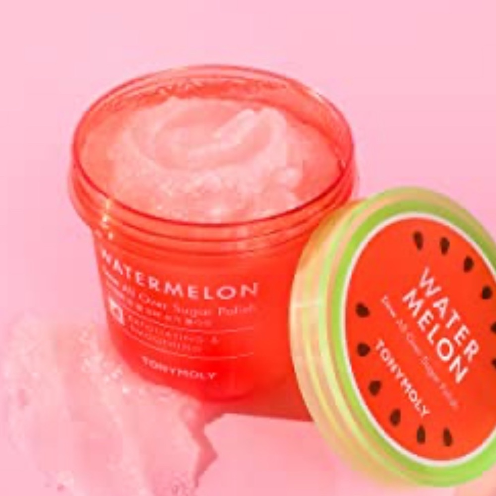 NWT TONYMOLY Watermelon Dew All Over Sugar Polish 100ml